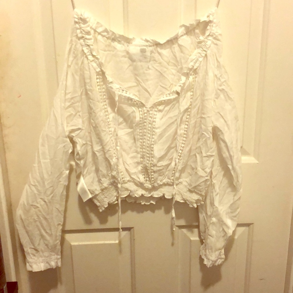 White Crop Top